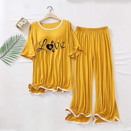 Stylish Women’s Printed Night Suit - 2Pcs